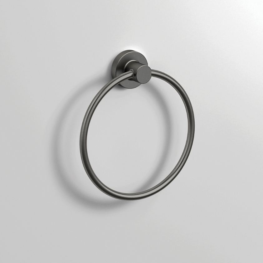 Origins Living Tecno Project Gunmetal Towel Ring